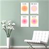 BSITSSS 4 PCS Quadri Moderni Soggiorno Stampa su Tela, Stampe da Parete Decorazioni da Parete 30 * 20cm Aesthetic Room Decor, Poster, senza Cornici