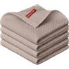 Artoid Mode Set di 4 strofinacci da cucina, 100% cotone, lavabili, assorbenti, lavabili, per la pulizia della cucina