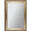 Clamaro Specchio da Parete Franz, Barocco Oro Anticato, 80 x 90 cm, Bagno | Cornice in Legno di Abete, Specchio in Vetro Vero, Gancio in Metallo, Verticale e Orizzontale, per Ingresso, Corridoio