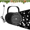 Generic Proiettore Natalizie Per Esterno Decorazione Natalizia A Fiocchi Di Neve | Proiettore Luce LED Decorazione Esterna Festività Per Feste Parete Soffitto Camera Da Soggiorno Interno E Inverno Capodan