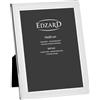 EDZARD Cornice Nardo (foto 15x20 cm) placcata argento antiossidante | Cornice placcata argento per foto 15x20 cm, retro in velluto, 2 ganci, da tavolo e da parete, portafoto