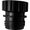 CNANRNANC Adattatore rapido per bottiglie di vetro SodaStream, valvola di ricarica in plastica per cilindri da 0,7 l e 1 l, compatibile con macchine Gaia per terra, nero