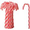 YIEUR 32 pezzi Bastoncini di zucchero 12cm plastica candy cane di natalizie per decorazione albero di Natale