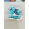 FLAB 10 scatole bomboniere trasparenti plexiglass 6x6x3 cm