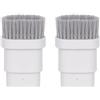NUHFUFA Testina di Ricambio a setole Lunghe Compatibile con l'aspirapolvere Portatile per Auto Mijia Xiaomi Accessori per aspirapolvere Portatili(2 PCS)