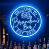 soulglass Insegna al neon personalizzata per bar per la casa - Decorazione murale acrilica personalizzata Luce LED con shaker per cocktail Luce d'atmosfera per feste alimentata tramite USB