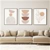VTRXEG Stampe su tela astratta,Modern Bohemian Botanico Set di poster,per soggiorno, camera da letto, pareti decorative, senza cornice(A,3x40x60cm)