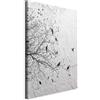 murando - Quadro Moderno per Soggiorno, Albero Ucello Calcestruzzo 40x60cm | Chiodi Inclusi, 1 Pezzo, Pannelli Decorativi per Pareti, Decorazione da Parete, Resistenti Allo Sbiadimento