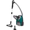 Hoover H-Energy500 HE530ALG, Aspirapolvere a slitta con borsa, grande potenza 850 W, grande capacità 3,5L, ultra silenzioso, dimmer di potenza, ampio raggio 10 m + spazzola speciale per animali e