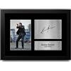 HWC Trading FR Keanu Reeves John Wick, foto autografata stampata A4 con cornice per i fan dei cimeli del cinema