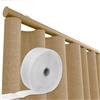 Byour3 - Fettuccia per Tende a Onde con Scorrevoli Nastro Tende con Sistema Wave per Binario Arricciatende Professionale Tenda Onda Moderna Kit Scorritenda Universale Invisibile (Passo 6cm 1,5m)