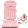 Qnbonrich Cuscino da bagno per vasca da bagno, 62 x 67 x 38 cm, cuscino per tutto il corpo con poggiatesta, cuscino per il collo ispessito con ventose, cuscino per vasca da bagno, supporta collo, schiena e