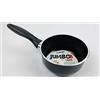 Zanetti Jumbo Casseruola con 1 Manico 14 cm Diametro, Nero