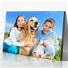 Vanshue Foto su tela personalizzate, 30 x 40 cm, senza cornice, stampa personalizzata su tela arrotolata per famiglia, amici, amanti, animali domestici, matrimoni, lauree, regalo di compleanno per la