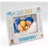 Generico Cornice nascita personalizzata con nome, data, peso, lunghezza. Idea regalo battesimo e nascita. Quadretto nascita. Portafoto nascita personalizzato.Stampa inclusa. (BLU, 30 x 20 cm)