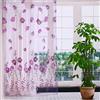 Fdit Tulipani Colorati Stampa Floreale Tulle Voile Tende Sheer Drappo Balcone Porta divisori Sciarpe Mantovane Pastorale Finestra Decorativa 100 * 200 cm(Purple)