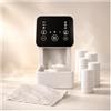 MMOBIEL Macchina Scaldasalviette Dispenser Automatico Asciugamani Caldi con 50 Asciugamani Compressi USA e Getta - Temperatura e umidità Regolabili - Scaldasalviette per Spa, Salone e Casa