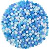 TOAOB THE ONE AND ONLY BABY TOAOB 600 Pezzi Pompom per Lavoretti 10mm Pompon Blu Series | Piccoli Ponpon Grandi Palline Di Feltro, per Cucito Fai Da Te Decorazioni Festa Artigianato