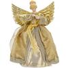 PMS Angelo da albero in oro o argento da 21 cm (8 ) - Decorazioni per alberi di Natale