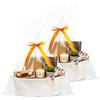 BAIFULAI 2 cesti regalo vuoti: cestino vuoto con sacchetti regalo e nastri, cestino intrecciato per regali, corda di cotone, cesti per baby shower, compleanno, Natale, matrimonio, Pasqua, grazie al raccolto