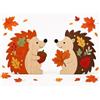 Czdtq 2 ricci decorativi autunnali per interni, per finestre, decorazione autunnale