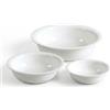 COSE DA CASA Set 3 Bacinelle Rotonde recipiente Catino in Plastica Bianca 26+30+34 cm per igiene personale Bucato a Mano Secchio Ammollo per Capi Delicati e Pulizie Domestiche Made in Italy Multiuso Salvaspazio