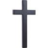 NBEADS Croce Da Parete In Legno, 30x14.8cm Croce In Legno Fatta A Mano Da Appendere Alla Parete, Chiesa, per Casa, Soggiorno, Decorazione Da Parete, Nero