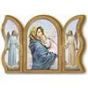 F.LLI BONELLA Fratelli Bonella | Trittico devozionale in legno della Madonna con bambino del Ferruzzi f.to 6x9 cm | Made in Italy
