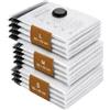Cutefat Sacchetti Sottovuoto vestiti 15 Pezzi 3 Misure 40x50/40x60/50x60cm,Pompa | sacchetti sottovuoto vestiti viaggio Pompa wireless 60000Pa con display LED batteria 1500mAh. Doppia cerniera tripla valvola.