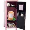 Generico Mini Armadietto Compatto Organizer Bloccabile di Sicurezza | Armadietto Portaoggetti in Metallo Mini per Scuola Casa Scrivania Camera da Bambini Sala Giochi Dormitorio Aula Studente