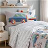 Caleffi Completo Lenzuola Singolo in 100% Cotone Art. Toys - Colore Grigio