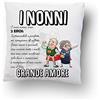 love print Festa Dei NonnI Cuscino (COMPRESO IMBOTTITURA) Dedica ai NONNI