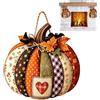 Generic Ghirlanda di zucche, decorazione festiva con corda | Ghirlanda di zucca autunnale per finestra, mensola d'ingresso, recinzione, sala da pranzo, patio, giardino, fattoria