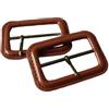 WDZDS Interno 25/50MM Sostituzione Fibbia in Pelle PU Sostituzione Fibbia per Cintura Rivestita in Pelle PU con Perno per la Lavorazione Fibbia con cursore Triglide