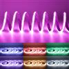FWoche Striscia LED COB RGB CCT, 5 m, 24 V, RGB + WW/CW, 840 LED/m, senza adattatore