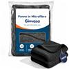 Giovasa Panno Originale Microfibra, Le Fibre 600GSM Catturano Sporco(2PC) | Panno Giovasa Microfibra Utilizzabile Su Auto, Vetri, Specchi, Piastrelle, Rubinetti E Tutte Lesuperfici Lucide