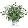 Betylifoy Artificiale Rami di Ulivo 10 PZ Faux Rami di Ulivo Steli Falso Oliva Artificiale Verde Steli per Vasi da Tavolo Centrotavola Bouquet da Sposa Complementi Arredo Casa
