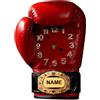 HSAEANZL Orologio da parete personalizzabile con nome campionato con design cintura 2D acrilico piatto stampa decorativa a tema sportivo orologio per palestra anello da boxe decorazione 25/30/30/40/40