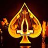 QFGain Cartello per Servizio Bottiglie, Espositore per Bottiglie di Liquore Illuminato A LED, Espositore per Bottiglie di Vino Luminoso, Espositore di Bottiglie di Champagne Ace of Spades,A-Yellow