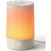 LYTROPIA Sveglia Da Comodino, Sveglia Luminosa, 30 Suoni Rilassanti | Luce Notturna Colorata, Suoni Rilassanti, Display LED, Paralume in Tessuto, Funzione Sleep Timer