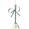 BRRSKBK Fabbrica Lampada A Sospensione A Fiore Verde Ceramica Bianca Lampada A Sospensione Floreale In Vetro Camera Da Letto Per Ragazze Fiocco Rosa Lampada A Sospensione A Soffitto Lampadario Moderno Nordico