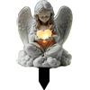 JACKANNA Targa 2D per cortile, decorazione per tomba, resistente alle intemperie, decorazione per cimitero, decorazione per tomba, elegante ornamento per vaso di fiori, decorazione piatta in acrilico