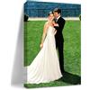 Muralscape Quadro Personalizzato con Foto 20x30cm,senza cornice,Regalo di compleanno | Stampe su tela personalizzate per familiari, amici, amanti, animali domestici, matrimoni, regali di compleanno per donne