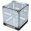 Fabater Cubo di Luce, Lampada Cubo a Specchio Acrilico 4D, Interruttore Touch Control Effetto Abisso Infinito, Luce Notturna Artistica a LED Ricaricabile per Gioco