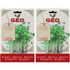 Geo Rucola Semi da Germoglio, Marrone, 12.7x0.7x20 cm (Confezione da 2)