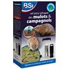 BSI - Trappola per campagnole, Adatta per Topi e Talpe - Set Completo di Utensili per l'implementazione - con 3 Pezzi