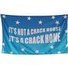 OINEIZ It's Not A Crack House Bandiere divertenti per camera Ragazzi Teen College Dorm, 3x5 Outdoor Meme Cool Bandiere Ragazzi Uomo Grotta Divertimento Economico Partito Camera Da Letto Frat Casa