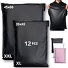EmballaX 12 Buste per Spedizioni Vinted - Taglie XL/XXL - NON TRANSPARENTI/ULTRA-RESISTENTI - Sacchetti Spedizione in Plastica - Pacchi per Spedizioni Postali - Scatola - Bustine Lettere