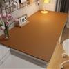 BESTORI Tappetino Scrivania Grande Impermeabile Sottomano Scrivania in Pelle PU Rettangolare Antiscivolo per Ufficio e Casa Marrone, 40 x 60 cm