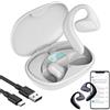 Snrtevu Traduttore AI, Auricolari Traduttore Istantaneo, 144 Lingue, Funzione Offline, Cancellazione Rumore, Design Open-Ear Comodo, Ideali per Viaggi/Affari/Apprendimento (Bianco)